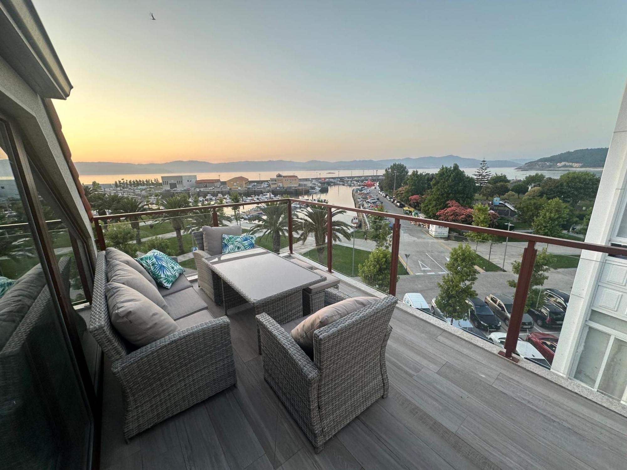 Ferienwohnung Atico Mirando O Mar Porto do Son Exterior foto
