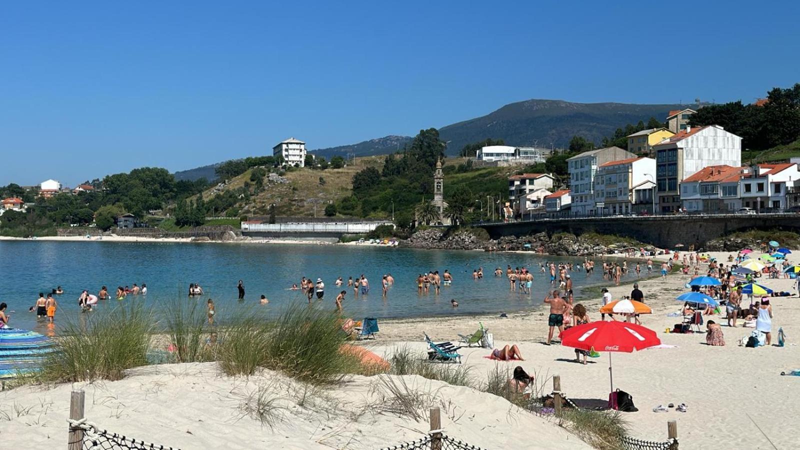 Ferienwohnung Atico Mirando O Mar Porto do Son Exterior foto